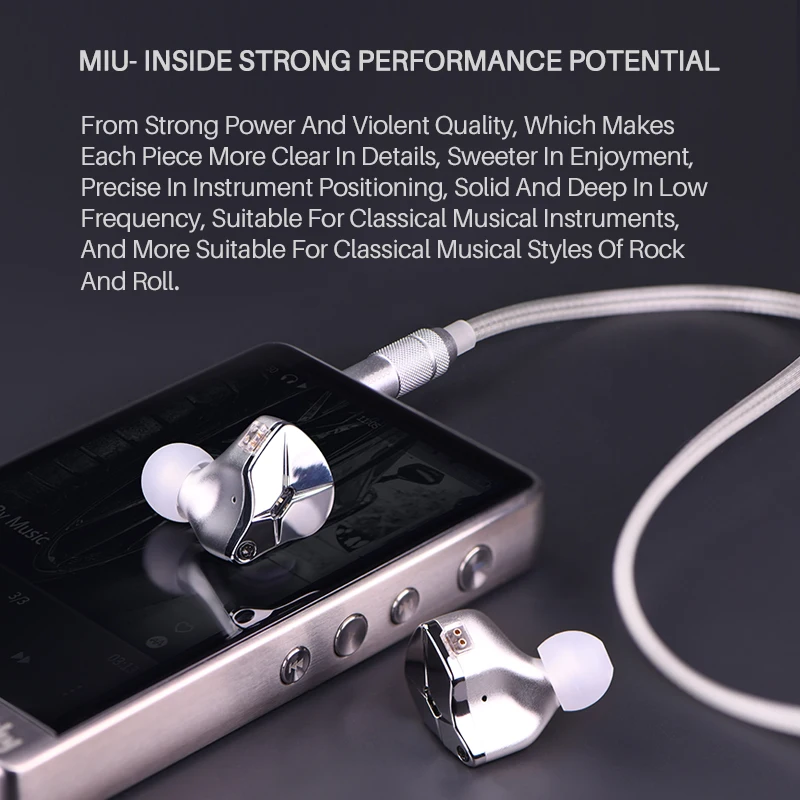 Металлические Наушники Hi-Fi с монитором и разъемом на 2 контакта | Красота здоровье