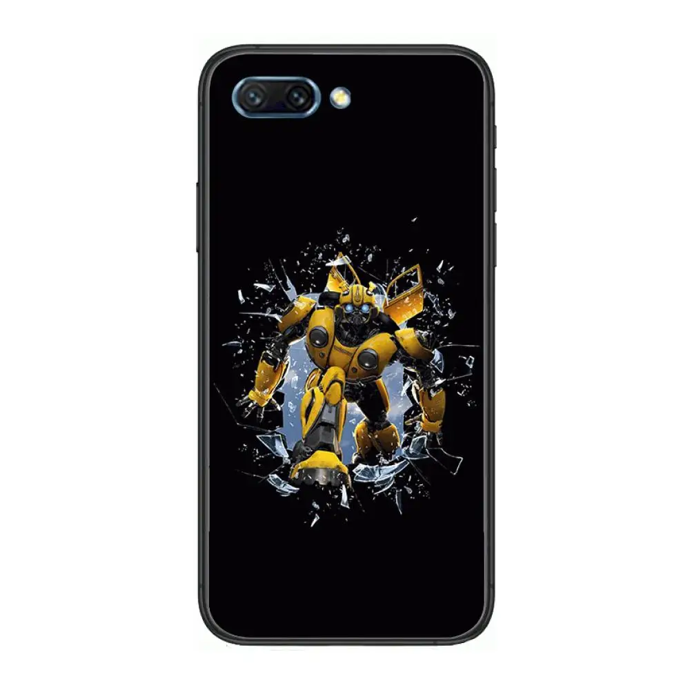 

Transformers bumblebee clear Phone Case For Huawei Honor 10 9 8 7 N Pro Lite A C RU Black Etui Coque Hoesjes comic fashion