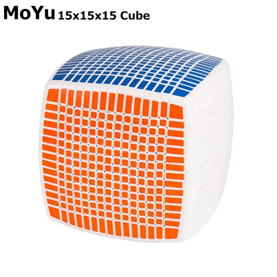 Moyu 15x15x15 волшебный скоростной кубик без наклеек Профессиональный кубик-головоломка Migico15x15 обучающая игрушка для ребенка подарок
