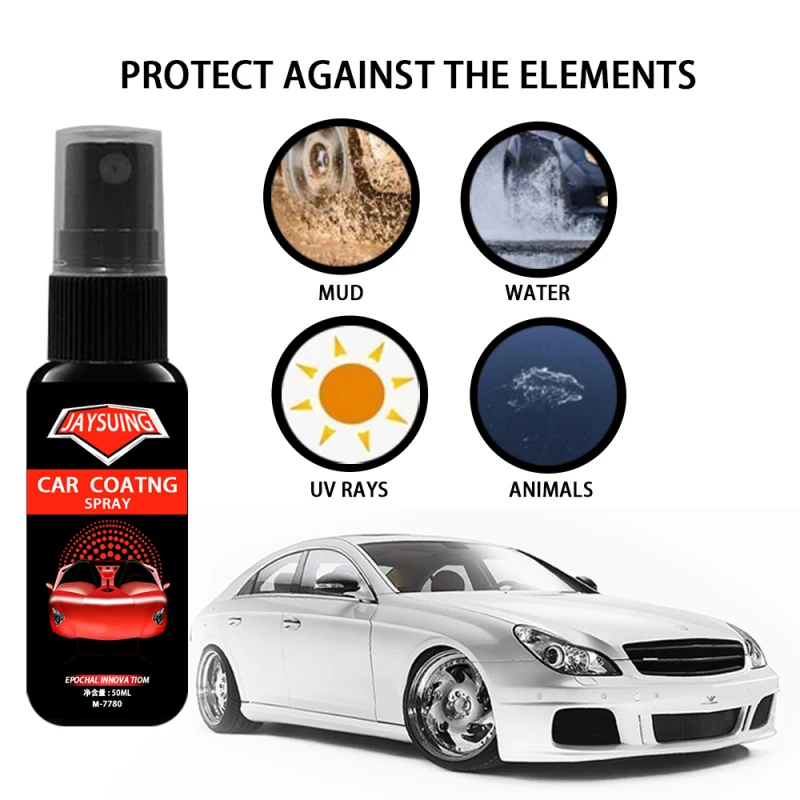 

30/50ml Car Polish Coating Spray Car Anti-scratch Crystal Plating Coating Auto Lacquer Paint Care Polished Glass Coating Agent
