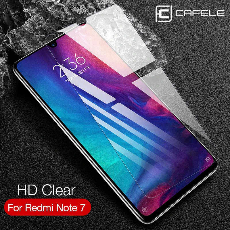 CAFELE защита для экрана Xiaomi Redmi note 8 Pro закаленное стекло 2.5D Edge HD прозрачное