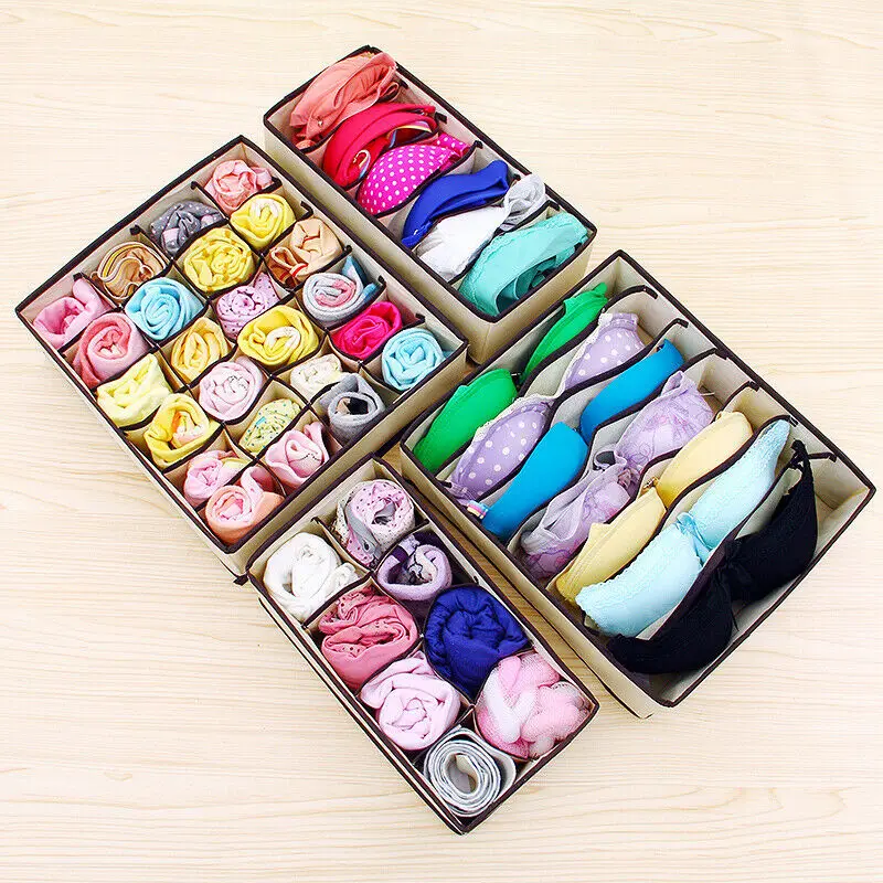 Складной контейнер для хранения нижнего белья | Дом и сад