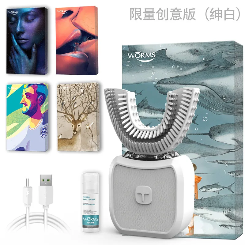 

FEEN U Automatic Electric Toothbrush Adult Rechargeable Electric Sonic Silicone Teeth Whitening Teeth Whitening Teeth Tool ipx7