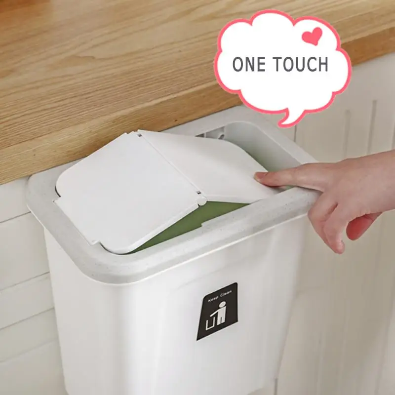 Раздвижная крышка мусорная корзина кухонный шкаф дверь шкафа подвесная