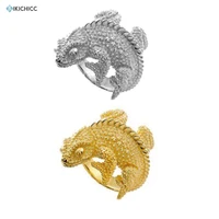 kikichicc 925 sterling silver big large lizard thick resizable adjustable rings women rock punk fine jewelry wedding party
