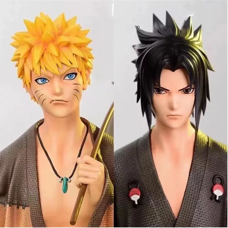 

26-32cm Naruto Anime Figurine Itachi Uchiha Sasuke Uzumaki Naruto PVC Action Shippuden Vibration Stars Dazzle Figures Model