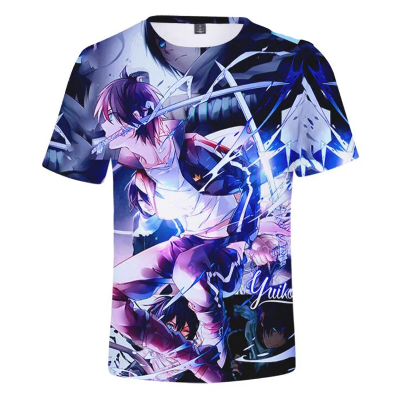 

Japan Anime Noragami 3D T Shirt Women Men Summer Fashion O-neck Short Sleeve Funny Tshirt Graphic Tee Streetwear Cosplay Costume