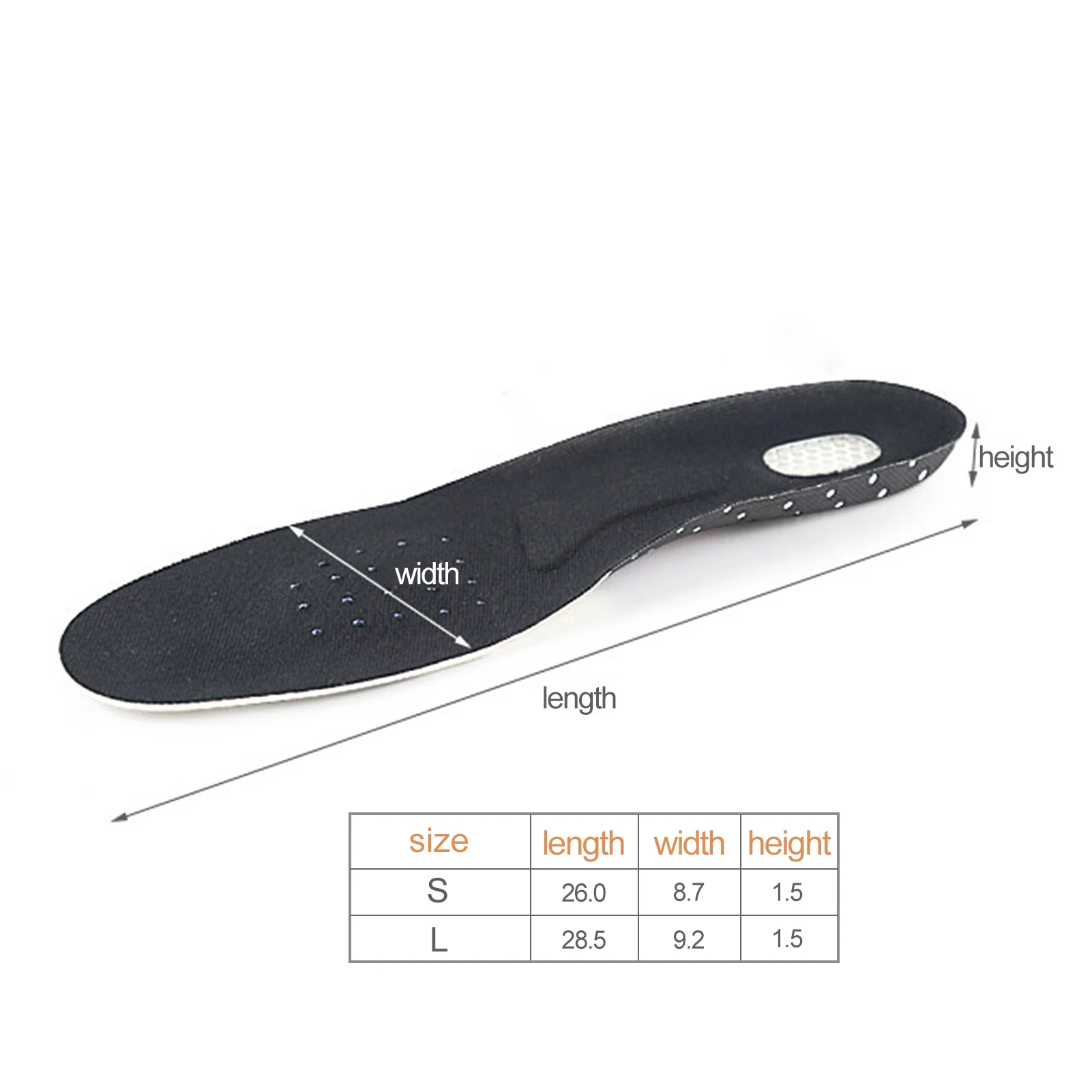 

1 Pair Men Women Sport Cuttable Shoe Insoles Breathable Feet Correction Supports Pads Soft Insert Cushions For Outdoor Hiking