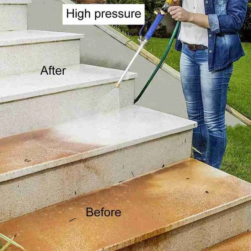 1pc High Pressure Water Gun Metal Power High-pressure Car For Cleaning Tool Jet Washer Hydro Home Spray W T6L8 | Дом и сад