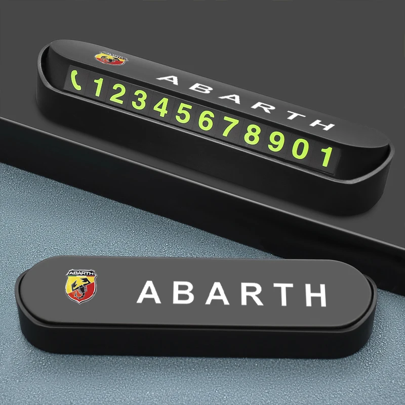 Скрытая табличка с номером телефона светящаяся парковочная для стайлинга