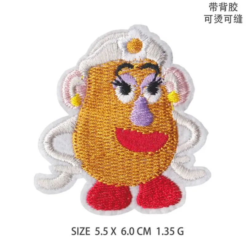 Нашивка История игрушек Disney мультяшный Инопланетянин термоклейкая с вышивкой