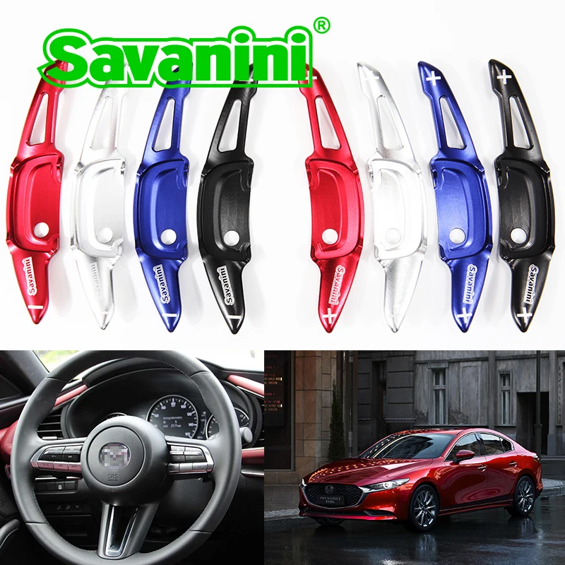 Весло переключения рулевого колеса Savanini для нового Mazda 3 2020 автомобильные