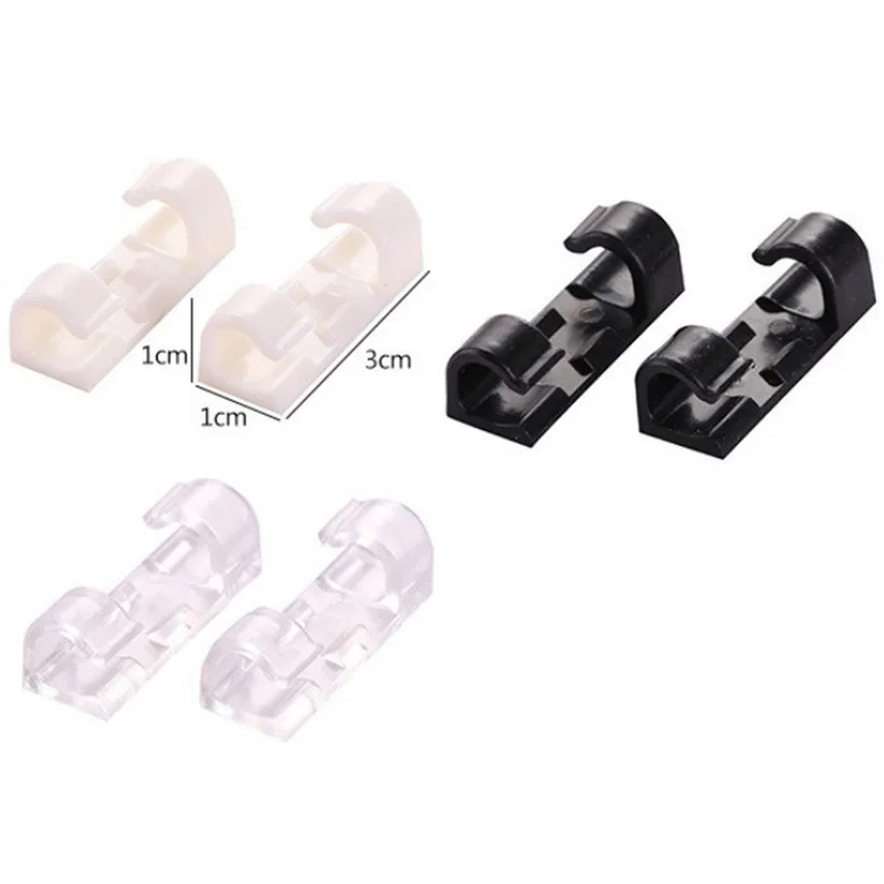 20 шт. мини провода фиксирующее устройство Кабельный органайзер держатель твердая клейкая лента Настольный провод кабельный зажим