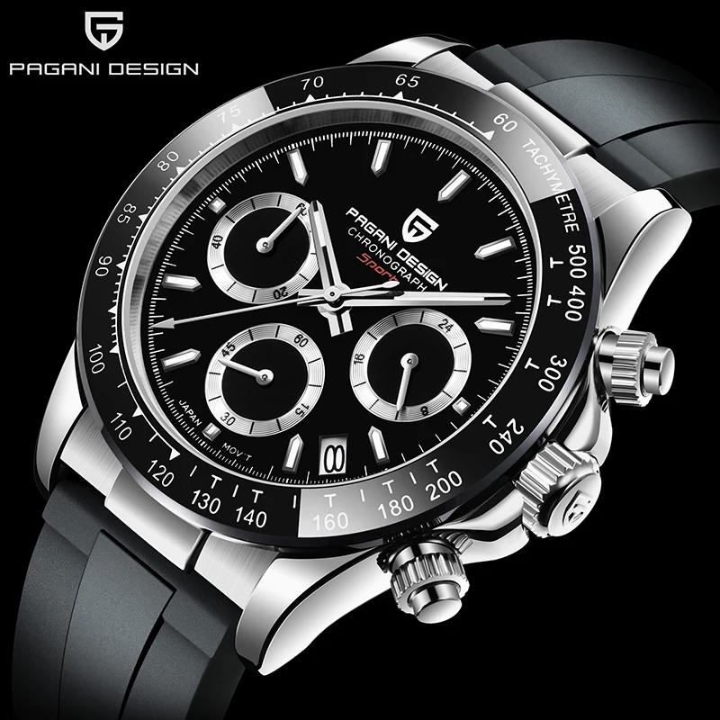 

2020 New Men's Watches PAGANI DESIGN Timing Watch Men Waterproof Sports Clock Top Luxury Brand Quartz Watch montre homme luxe