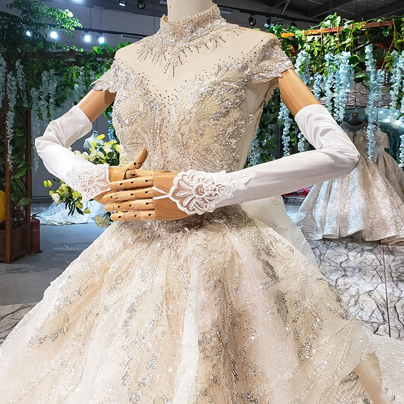 JANCEBER дешевые женские свадебные перчатки простые белые кружевные аксессуары