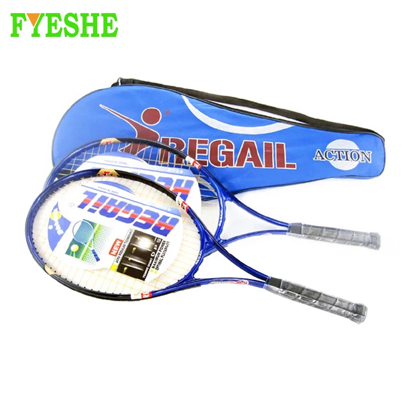 Новинка 100% Спортивная Теннисная ракетка из алюминиевого сплава для взрослых с