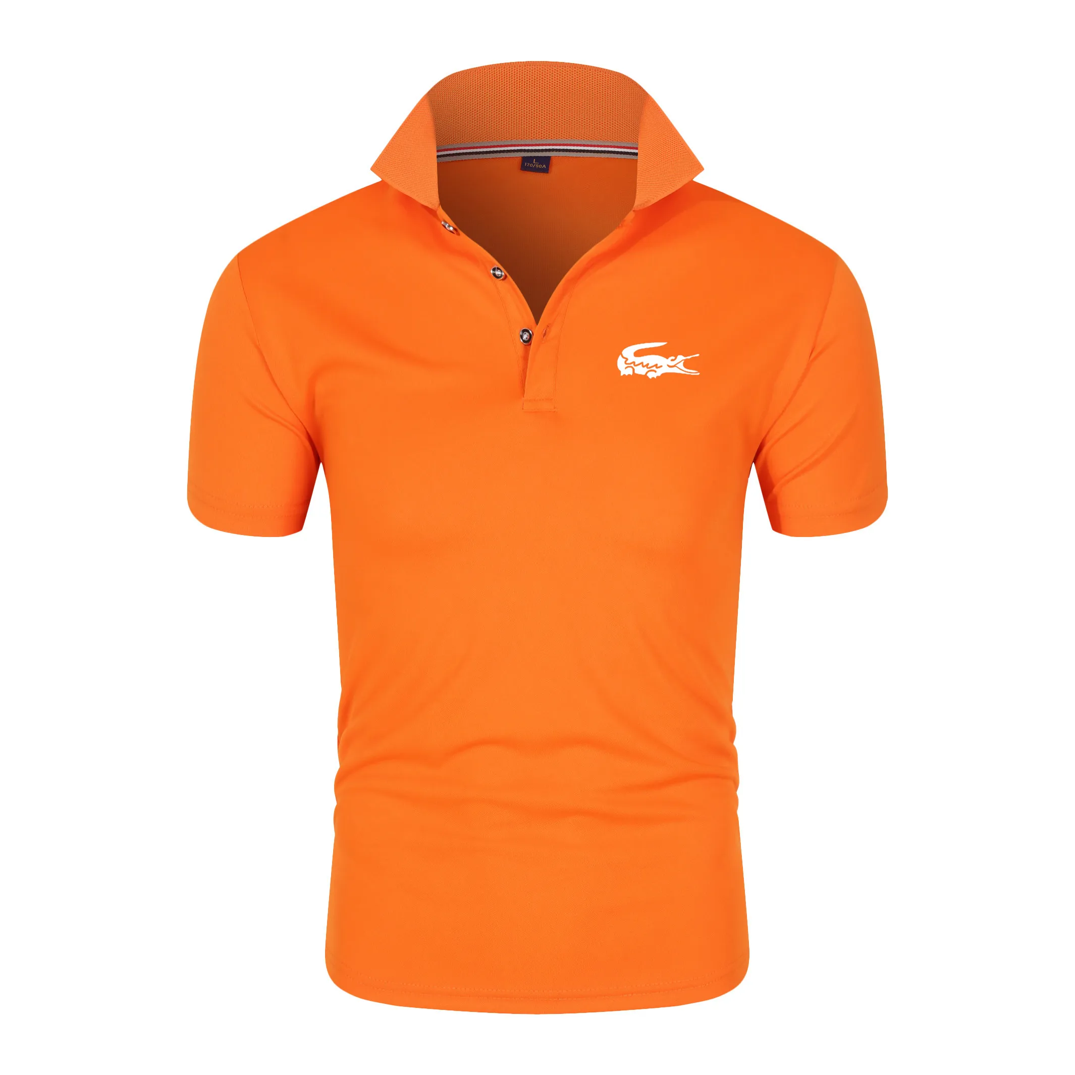 

2021 Fashion Trend Brand Summer Men's Polo Shirt Simple, Comfortable Breathing Breathable Streetwear Solid Color Print Lapel Sho