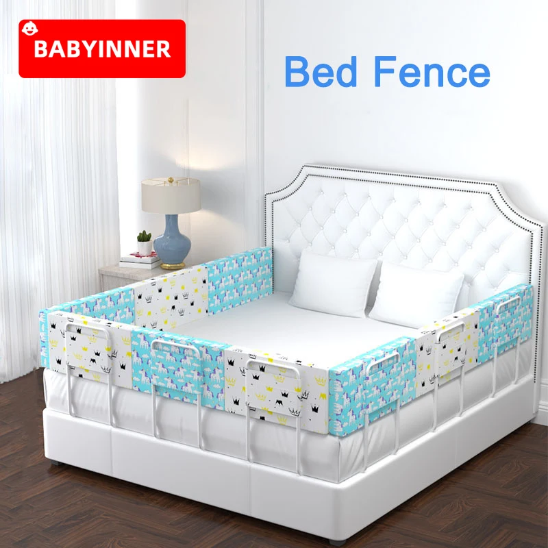 

Бамперы Babyinner для детской кроватки, хлопковые подъемные направляющие для детской кроватки, мягкая защита от падения, безопасные детские ман...
