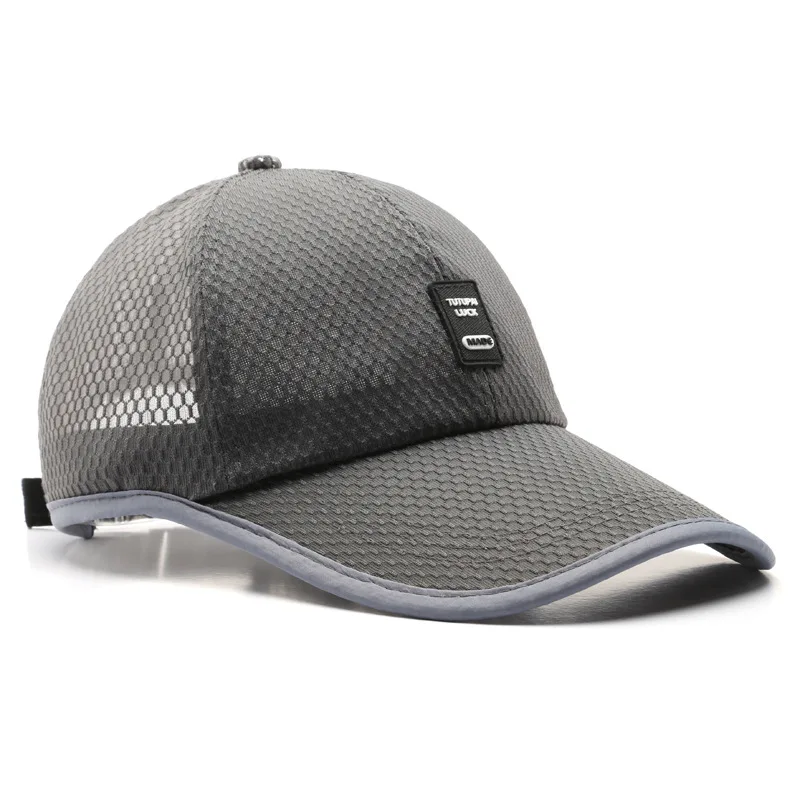 

Quick-drying cap outdoor sports leisure in the summer of breathable mesh cap men and women a sunscreen hat baseball hat