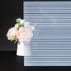 3D полосатая оконная пленка, декоративная УФ-наклейка на окно, самоклеящаяся пленка, оконная наклейка для стеклянной пленки