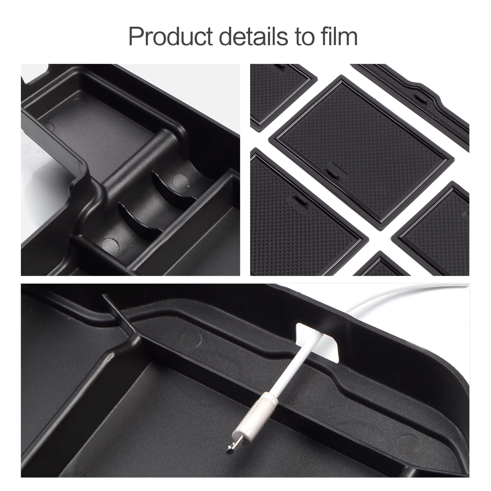 

SMABEE Center Console Organizer Tray Fit for Dodge RAM 1500 2021 2020 2019 Armrest Storage Box Accessories 2500 3500 Container