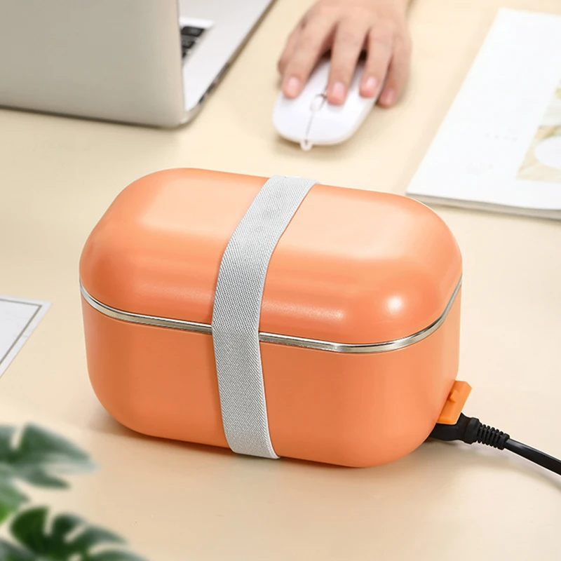 

Electric Lunch Box Heating Food Storage Container Portable Electric Rice Cooker Food Warmer For Travel Office Bento Lunch Box