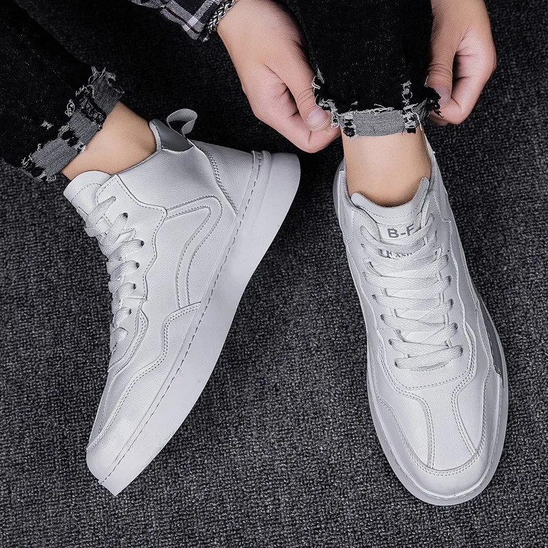 

New Fashion High Top Sneakers High Quality Mens Shoes Casual Running Shoes Autumn Winter Warm Zapatos De Hombre Outdoor Shoes