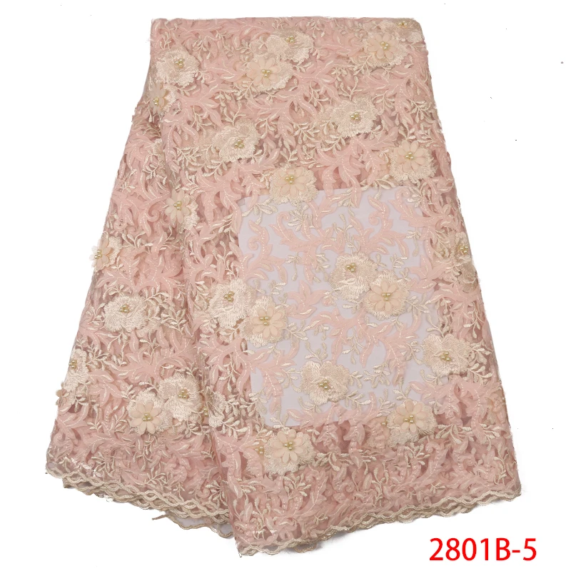 Горячая Распродажа 3D фатиновая кружевная ткань последние африканские вышитые