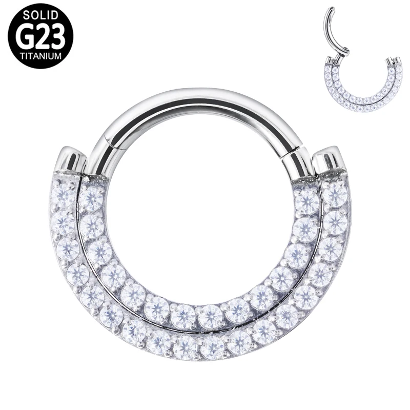 Кольцо Для Пирсинга Ушей G23, титановые Украшения для тела, серьги, Надеваемые На ушной хрящ