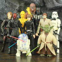 star wars luke anakin obi wan darth maul master skywalker c 3po r2 d2 vader trooper 6 scale action figure wars toys doll model