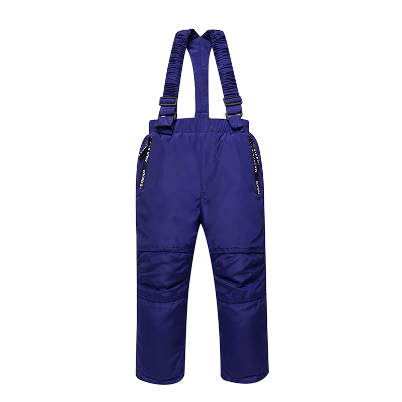 

Children Winter Overalls White Goose Down Filler 4-8 Years Girls & Boys Warm Pants For Snow Wear Kids Thick Overalls For Girls