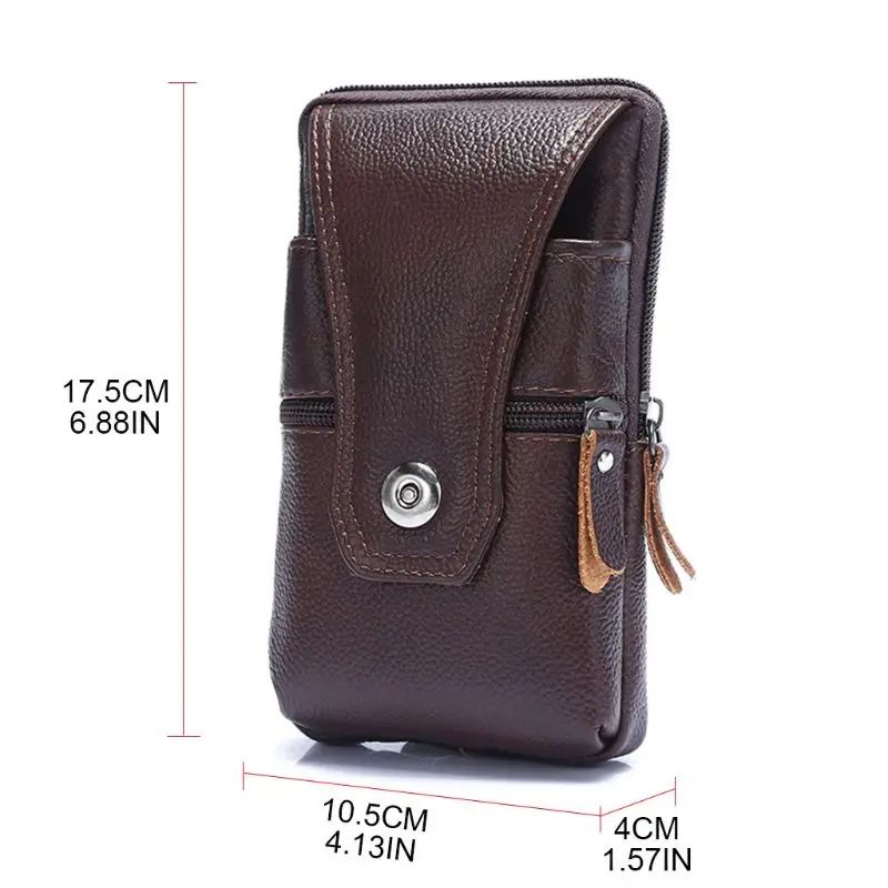 2020 винтажная кожаная поясная сумка чехол для телефона пояс на бедрах петля