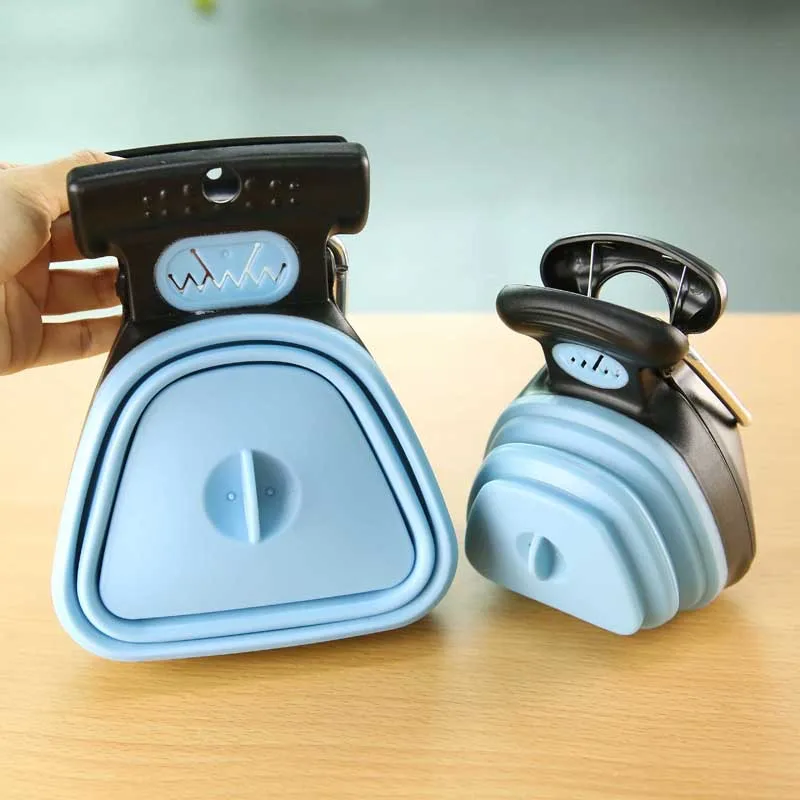 Собака складывающийся туристический Pooper Scooper с 1 рулон раскладной сумки кормы