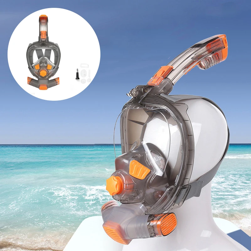 

THENICE Scuba Diving Mask Full Face Fog Adult Youth Underwater Wide View Snorkel Mask Waterproof Swimming Masks Camera Mount