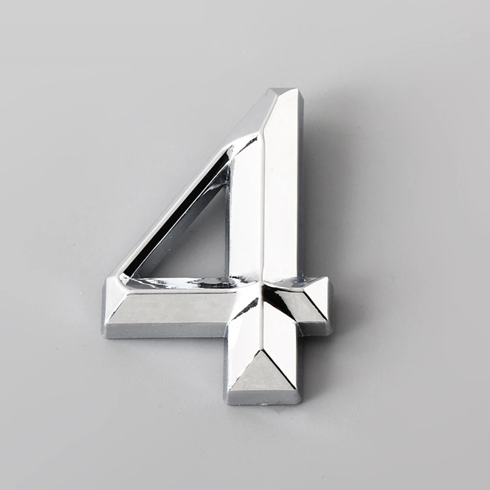 Дверной адрес для дома гостиницы знак 0-9 позолоченная табличка номер двери цифра