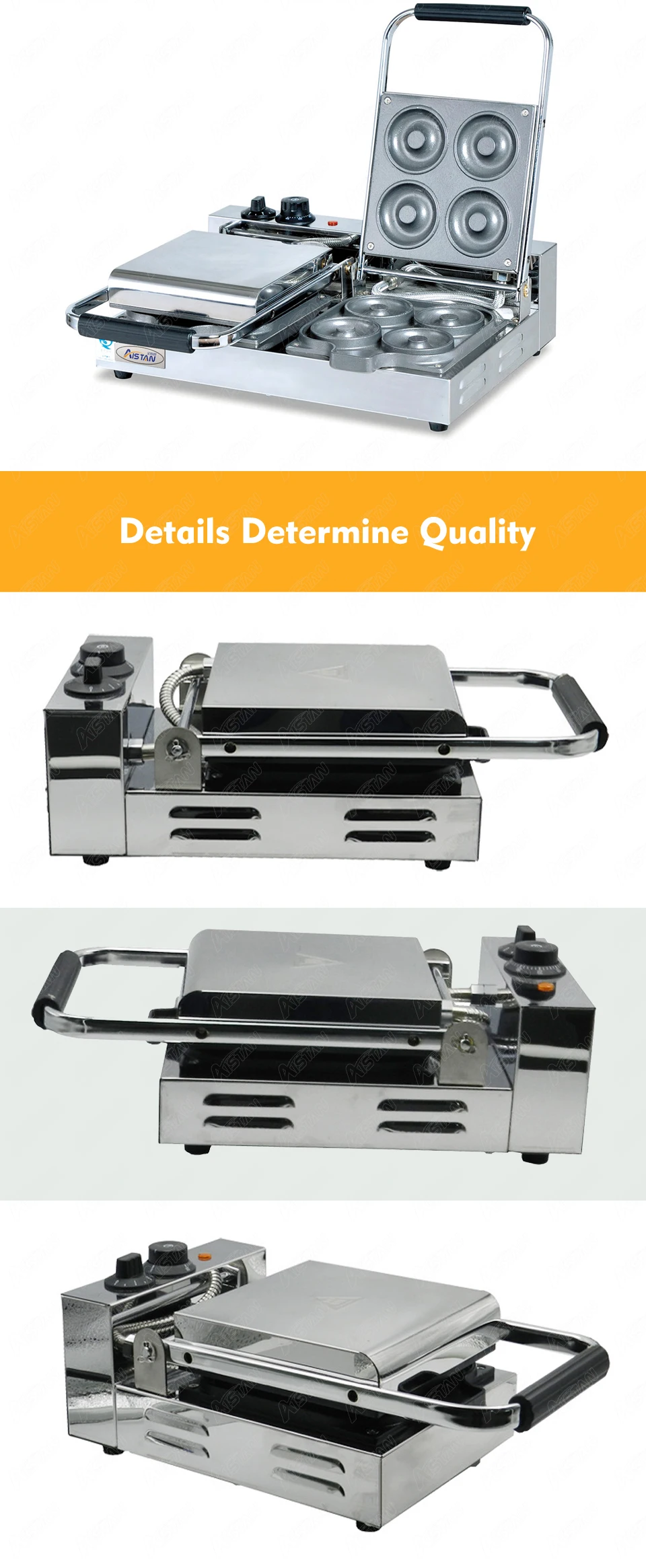 Электрическая автоматическая мини машина EG6A для производства пончиков