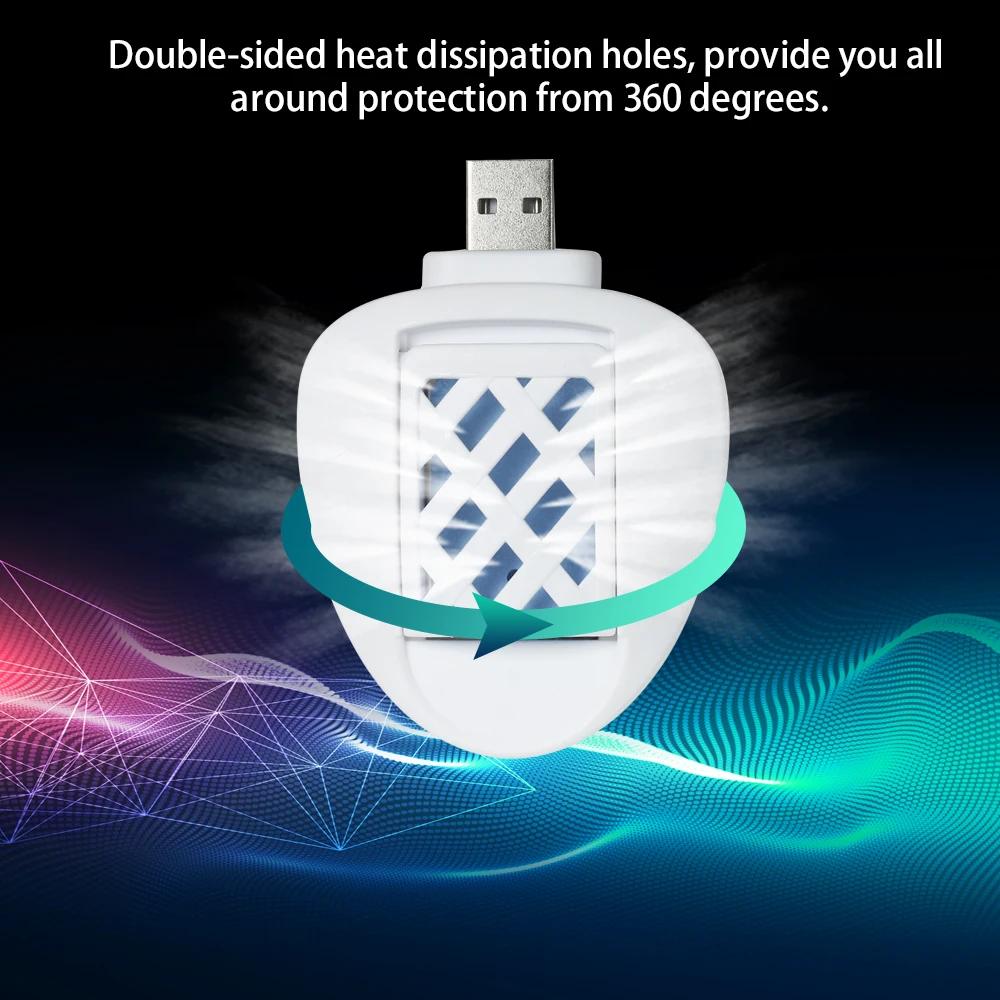 Электрический USB убийца комаров Портативный Отпугиватель без запаха долговечный