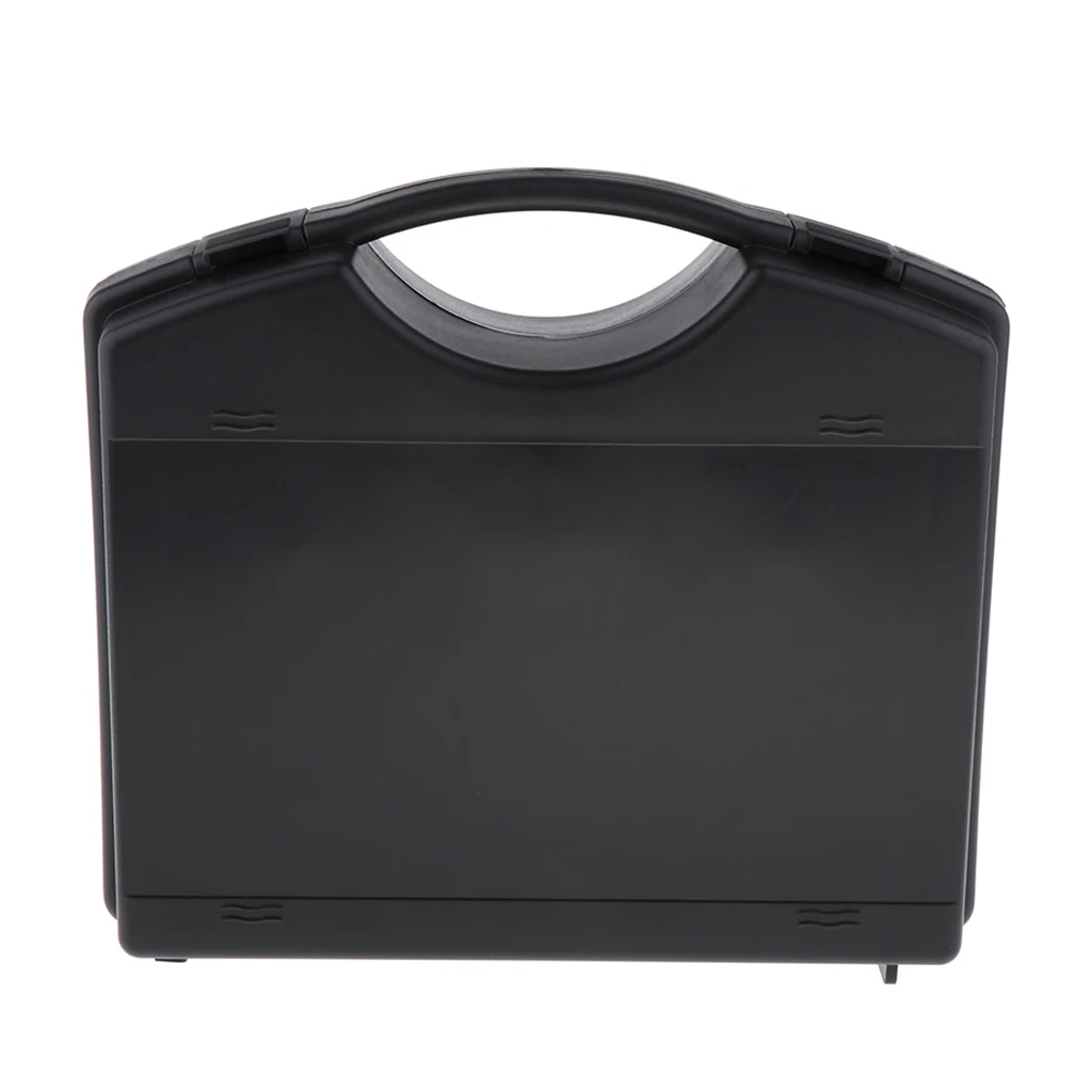 

1pc Wireless Microphone Storage Case Box Fit 2 Mic Microphone New Black