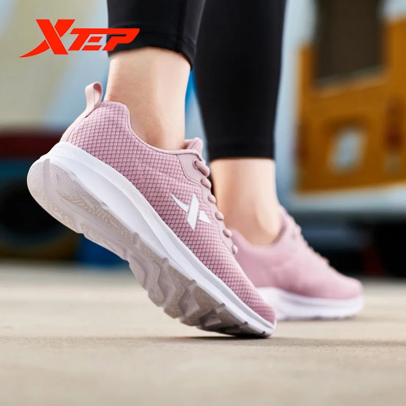 Xtep/модные женские летние дышащие кроссовки для бега Женские Спортивная обувь