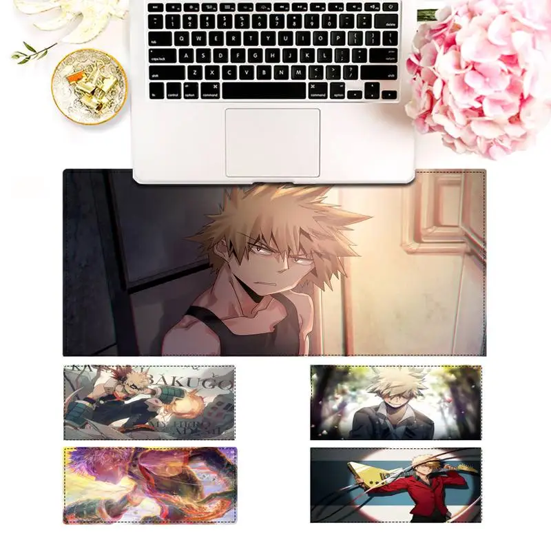 

2020 г., коврик для мыши heroworld Katsuki Bakugou, Настольный коврик для ноутбука, компьютера, большой игровой коврик для мыши Overwatch/CS GO