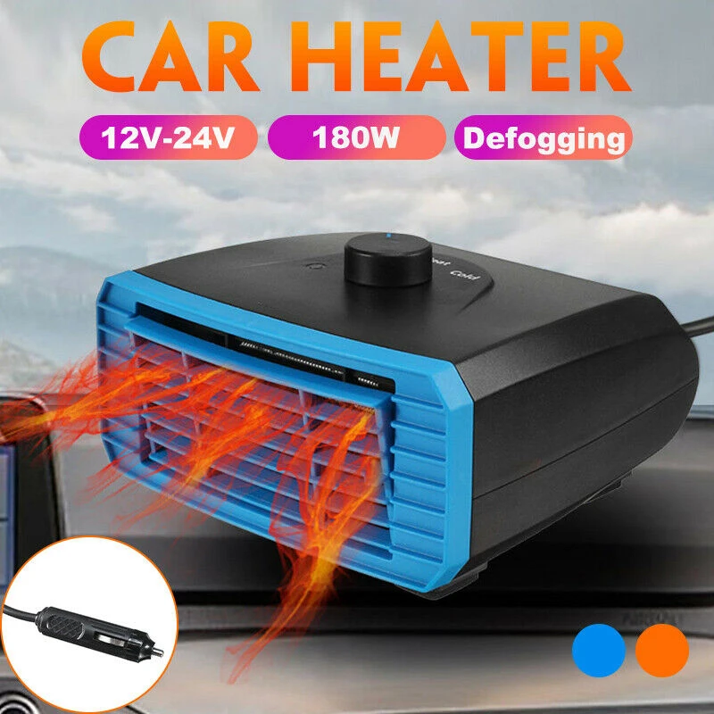 

180W Portable Car Vehicle Heating Cooling Heater Fan Defroster Demister
