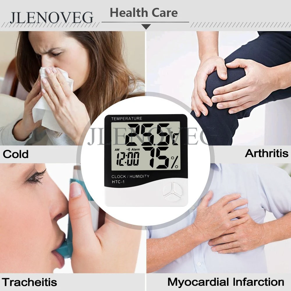Комнатный цифровой термометр гигрометр точный комнатный Измеритель температуры