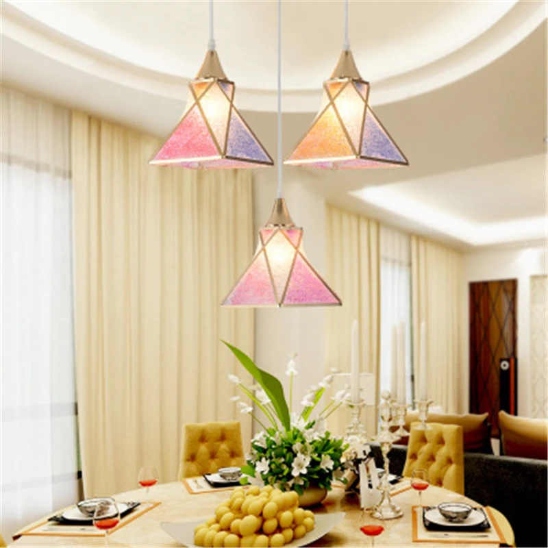 

Northern Europe Lamp LED Dining Chandelier Bar Lamp Modern Dining Room Lamp Dining Room Chandelier Table Lamp Creativity Iron AC