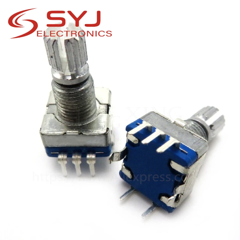 5 шт./лот полуось вращающегося энкодера Длина ручки 15 мм/20 мм кодовый