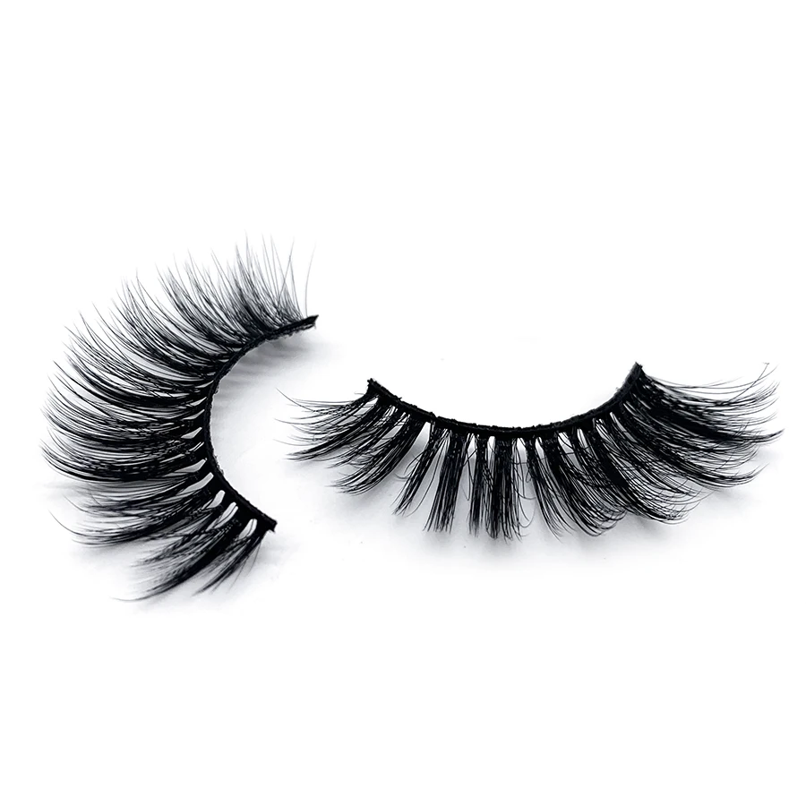 New Arrival 1 Pair 3D Mink Eyelashes Natural Handmade High Volume Eyelash Extension Thick Soft Eye Lashes SD-07 | Красота и здоровье