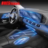 for mercedes benz gle class gle350 gle450 w167 v167 2020 car center console ac navigation full set interior tpu protector film