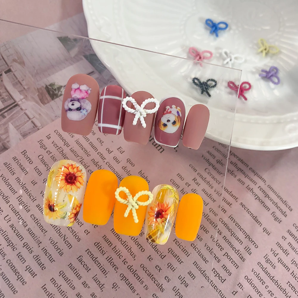 

Accessories Three-dimensional Charms Bow Nail Ornament Bowknot Nail Jewelry DIY Nail Design 3D Nail Art Decorations