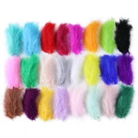 natural fluffy marabou feathers for crafts 10 15cm plumes jewelry earring making decoration dream catcher feathers wholesale
