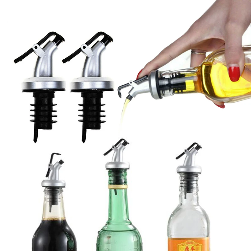 

NEW Kitchen Gadgets Wine Spout Pourer Olive Oil Soy Sauce Liquor Dispenser Rubber Cork Leak-Proof Sealer Bottle Stopper Bar Tool