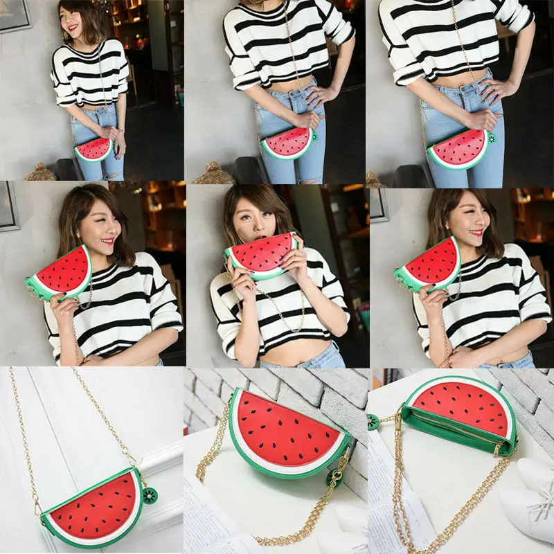 

Summer Fresh Women Girl Cute Fruits PU Leather Handbags Shoulder Bags Ladies Mini Tote Messenger Satchel Crossbody Bags 7 Styles